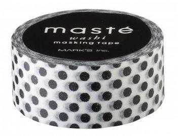 Verdampen inkt begrijpen Masking tape Masté stippen zwart op wit - Masking tapes