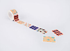 The Completist Masking tape Brush mix stamp