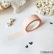 MIEKinvorm Masking tape diagonale streep