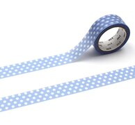 MT Masking tape dot light blue purple