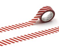 MT Masking tape stripe deep red