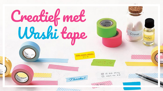 Creatief met Washi tape
