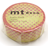 MT Masking tape pop dot yellow_