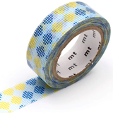 MT Masking tape checkers stripe blue