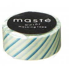 Washi tape Masté mint groene strepen