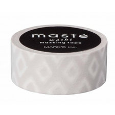 Masking tape Masté warm grijs-diamant polka