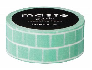 Masking tape Masté groene blokken