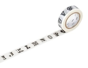 MT Masking tape alphabet black