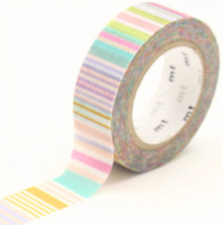 MT Masking tape multi border pastel