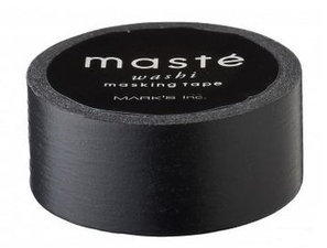 Masking tape Masté zwart mat