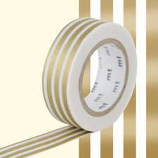 MT Masking tape border gold-2