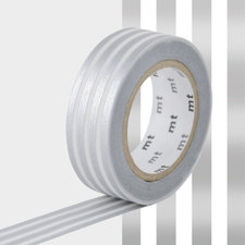 MT Masking tape border silver 2