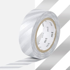 MT Masking tape strepen zilver