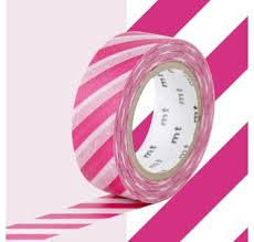MT Masking tape strepen fuchsia