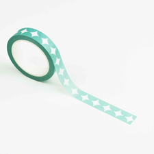 Studio Ins & Outs Masking tape MEDIUM Mint ruit motief