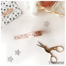 MIEKinvorm Masking tape hartjes + stipjes beige