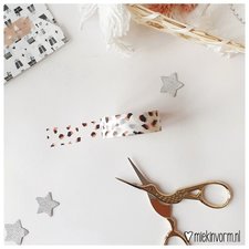 MIEKinvorm Masking tape vlekjes roest op wit
