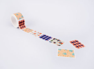 The Completist Masking tape Brush mix stamp