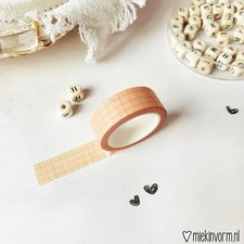 MIEKinvorm Masking tape zalm grid