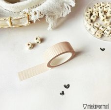 MIEKinvorm Masking tape horizontale streep