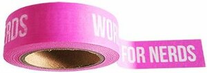 Studio Stationery Washi tape felroze Words are for nerds