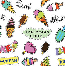 Plakfolie ijsjes (45cm)
