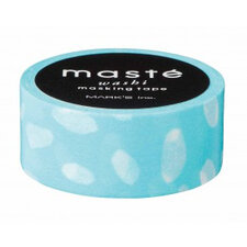 Masking tape Masté hemel blauw met druppels