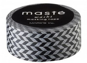 Masking tape Masté zwart wit