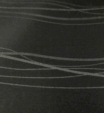45x140cm Restje linnen tafelzeil lines zwart (wasbaar)