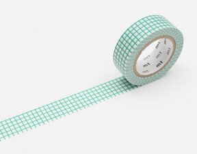 MT Masking tape ruitjes emerald groen