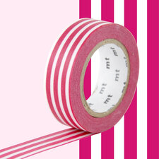 MT Masking tape border framboise