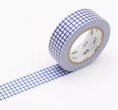 MT Masking tape ruitjes blueberry