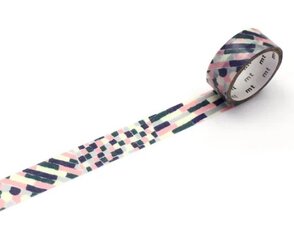 MT x Minä Perhonen Masking tape luminescent light collage