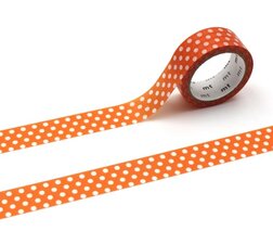 MT Masking tape dot deep orange