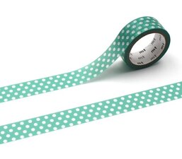 MT Masking tape dot emerald green