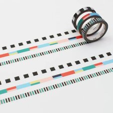 MT x Papier Tigre Masking tape Tigre Rubans (set van 3)
