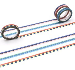 MT x Papier Tigre Masking tape Tigre Pool (set van 3)