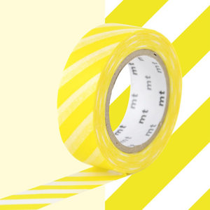 MT Masking tape strepen lemon